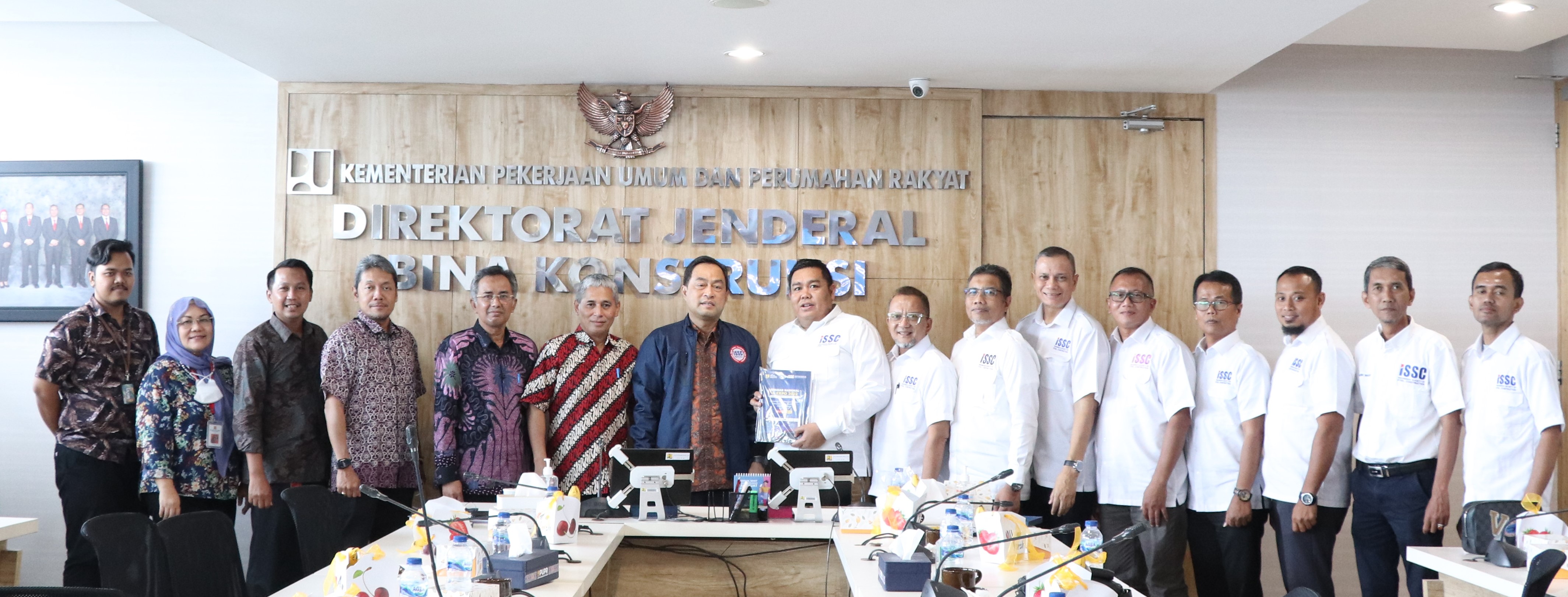 >Audiensi Ditjen Bina Konstruksi dengan Indonesian Society of Steel Construction (ISSC)