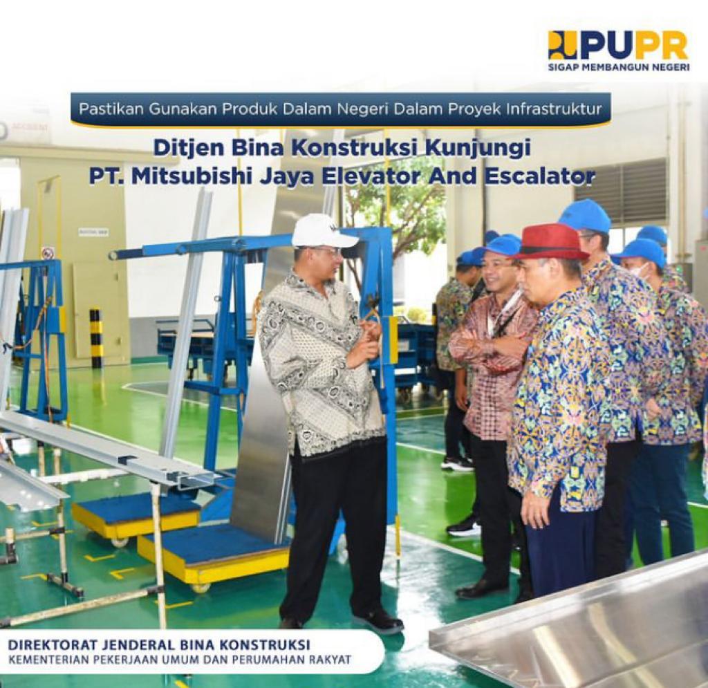 >Kunjungan Ke Fasilitas Produksi PT. Mitsubishi Jaya Elevator and Escalator