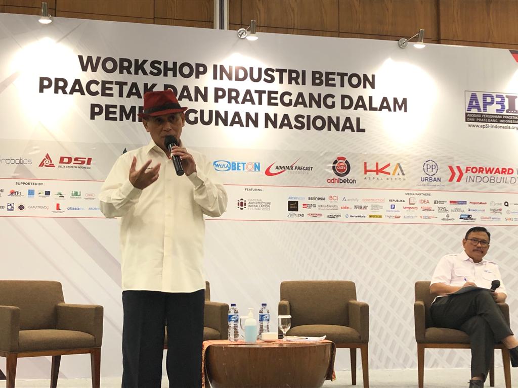 >Workshop Asosiasi AP3I Tahun 2023 "Industri Beton Pracetak dan Prategang dalam Pembangunan Nasional"