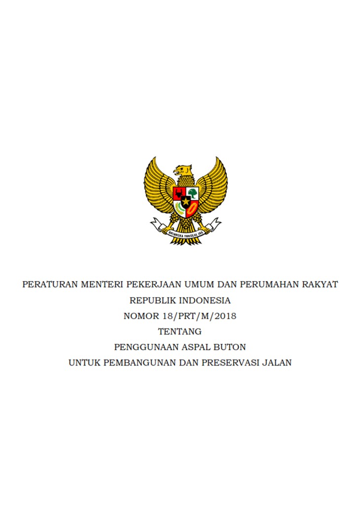 Penggunaan Aspal Buton Untuk Pembangunan Dan Preservasi Jalan
