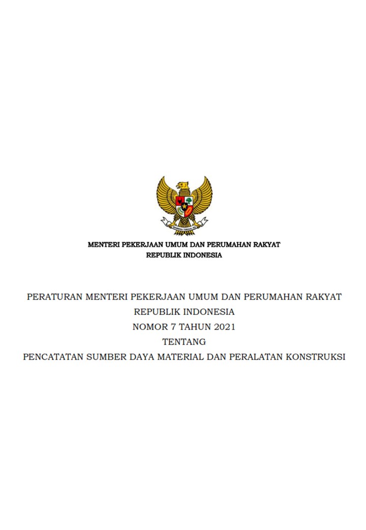Pencatatan Material dan Peralatan Konstruksi